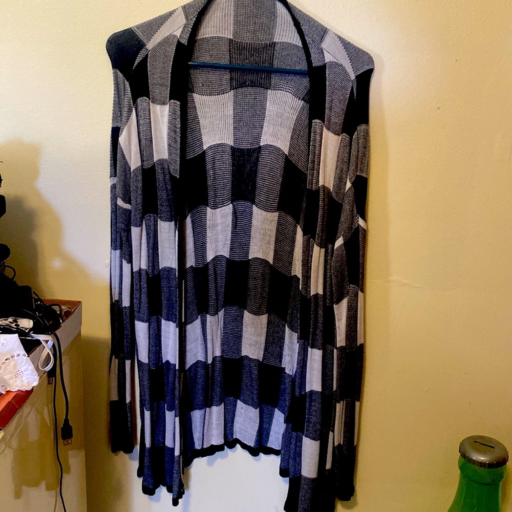 Plaid Thin Cardigan